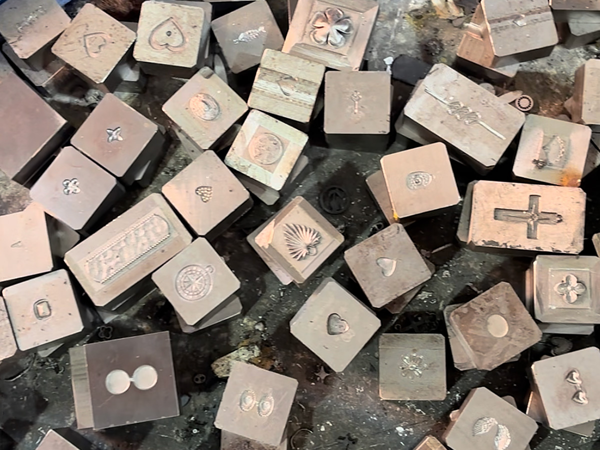 Jewelry mold tooling at Touchlove production facility