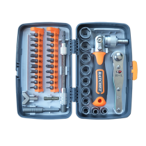 Popsail 38 in 1 easy carry rachet screwdriver rachet wrench with bits and sockets