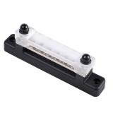 Popsail 12 & 6 Terminal Bus Bar with Transparent Cover 130A AC/ 150A DC Power Distribution for Car Boat Marine Caravan RV