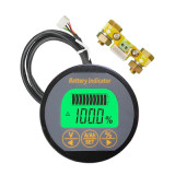 Popsail 12/24V 50A 100A 350A battery capacitor indicator voltage meter amp meter