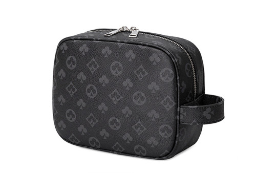 Luxury Poker Make Up Bag | PU Vegan Leather Cosmetic toiletry Travel bag
