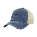 2020 New Pony tail baseball cap cross European and American new hat denim wash do old style outdoor sports cap woman sun hat