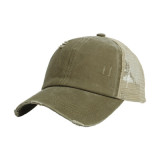 2020 New Pony tail baseball cap cross European and American new hat denim wash do old style outdoor sports cap woman sun hat
