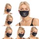 Women Fashion Rhinestones Glitter Face Masks Outdoor Dustproof Mask Unisex Reusable Breathable Ice Cotton Mouth Mask mascarillas