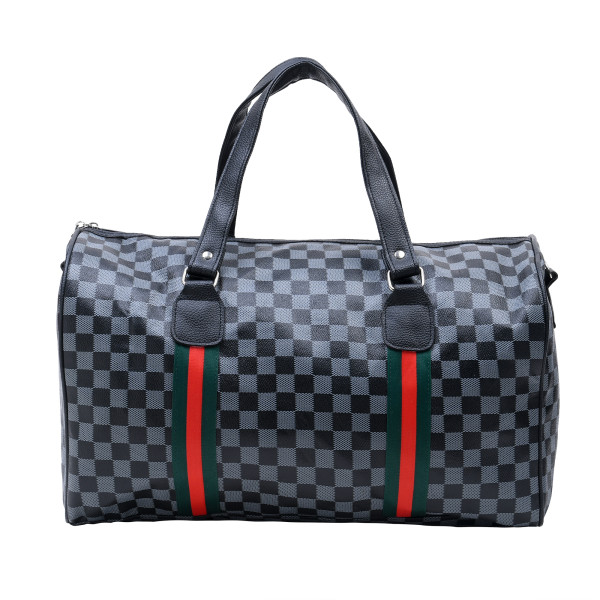 Luxury Checkered Travel Bag for Women Man Classic HandBags PVC Leather