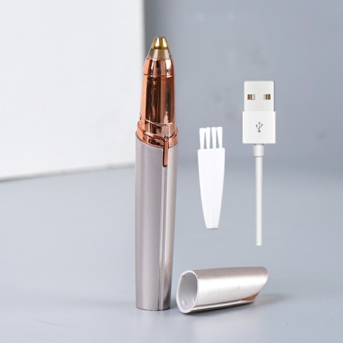 USB Electric Eyebrow Trimmer Makeup Painless Eye Brow Epilator Mini Shaver Razors Portable Facial Hair Remover Women Depilator