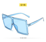 2020 Eyewear Big Size Square Shades Flat Top Frame Oversized Sun glasses Men Women Sunglasses