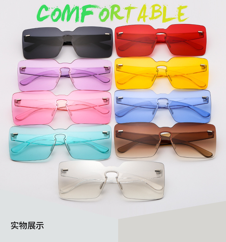 KESYOO Sun Mirror Rimless Glasses Color Glasses Colored es Fire  es Party Supplies Delicate Eyewear Funny Shades Creative es Sun Glasses  Frameless Party Supplies : Clothing, Shoes & Jewelry