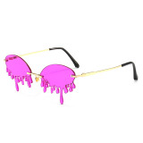 Wholesale 2021 Stylish Womens Statement Drip Shades Sun Glasses Sunglasses Bulk