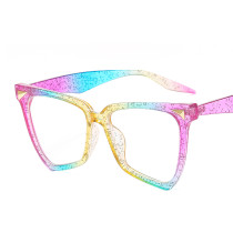 Ladies Women Designers Shades Sun Glasses Pc Frame Eyeglass Rainbow Sunglasses