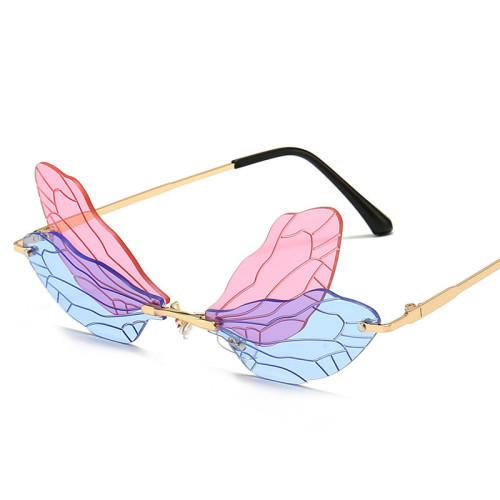 2020 Women Latest Fashion Dragonfly Vogue Eyewear Fashionable Wholesale Shades Sunglasses