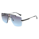 High Quality Popular Sunglasses Men Designer Rimless Metal Eyewear Sun Glasses