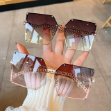 2021 Newest New Arrivals Luxury Fashion Trendy Trending Summer Ladies Shades Sun Glasses Womens Oversized Big Square Sunglasses