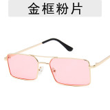 Vintage Fashion New Metal Frame Women Sun Glasses Sunglasses Small Square Tinted Shades