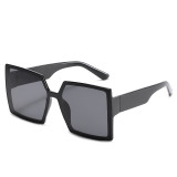 2021 Eyewear Big Size Square Shades Flat Top Frame Oversized Sun glasses Men Women Sunglasses