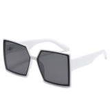 2021 Eyewear Big Size Square Shades Flat Top Frame Oversized Sun glasses Men Women Sunglasses