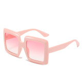 2021 Trending Trendy Designer Red Shades Sunglasses Women Square Sun Glasses