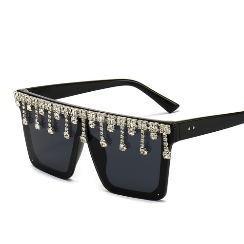 2021 Trending Sunglasses Women Diamonds Decorated Bling Sun Glasses