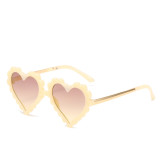 Custom 2021 Kids Shades Sun Glasses Childrens Heart Sunglasses