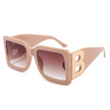 Leaopard Print Shades Women Oversized Sunglasses With Thick Legs