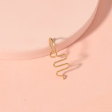 Fashion Jewelry Clip On Gold Snake Shaped Nose Rings Snake Nose Ring