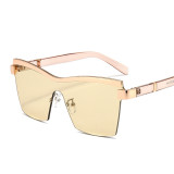 Wholesale 2021 Fashion Shades Rimless Sunglasses Women Sun Glasses