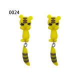 Wholesale 2021 Women Fashion Popular Cartoon Cute Animal Ear Bite Stud Earrings