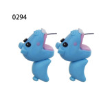 Wholesale 2021 Women Fashion Popular Cartoon Cute Animal Ear Bite Stud Earrings