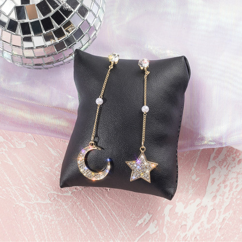 Moon Rhinestone Earrings Fashion Jewelry