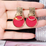 Heart Shape Flannel Vintage Pendant Jewelry Leather For Earrings