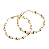 Fashion New Design Gold Plated Hoop Earrings