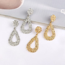 6*2.2Cm Waterdrop Gold Drop Earings 2021