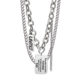 2021 Silver Plated Hiphop Chain Hip Hop Jewelry Men Women Necklace