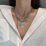 2021 Silver Plated Hiphop Chain Hip Hop Jewelry Men Women Necklace