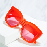 2022 Spring New Fashion Large Frame Sunglasses Box Sunshade Sunglasses