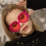 New Round Large Frame Fashion Candy Sunglasses