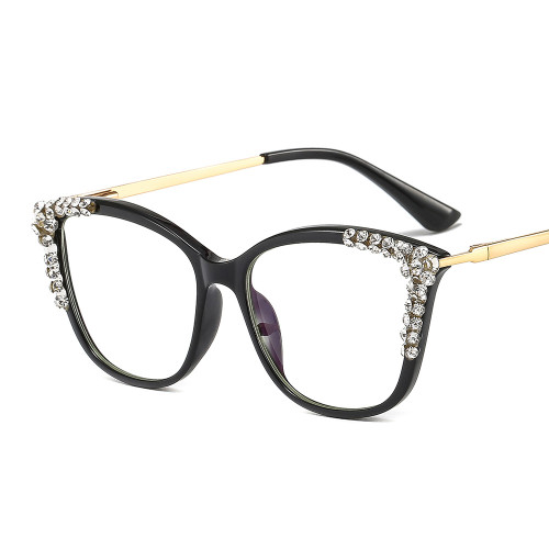 2022 New Cat's Eye Fashion Candy Color Rhinestone Sunglasses