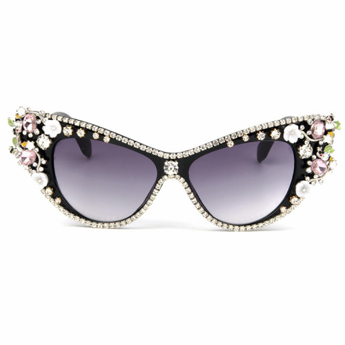 2022 Female Retro Cat's Eye Sunshade Sunglasses