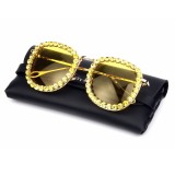 2022 Small Box Inlaid With Rhinestone Sunglasses Women Cross-Border New Sunglasses
