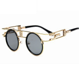 2022 Small Round Frame Diamond Women Rhinestone Sunglasses