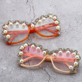 Modern Charm Cat's Eye Pearl Sunglasses