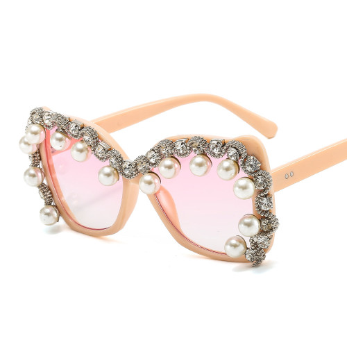 Modern Charm Cat's Eye Pearl Sunglasses