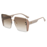 Frameless Square Sunglasses Sunvisors