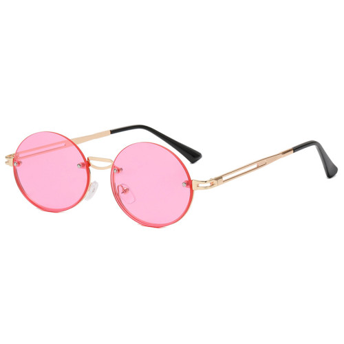 New Punk Style Metal Sunglasses Candy Color Glasses