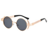 New Punk Style Round Frame Sunglasses