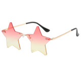 New Frameless Star Sunglasses Hip-Hop Glasses