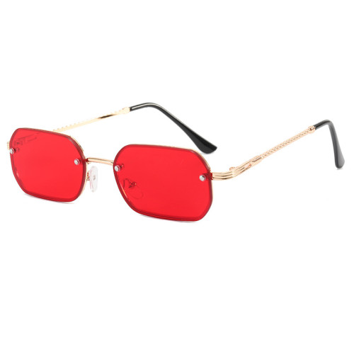 New Frameless Oval Sunglasses