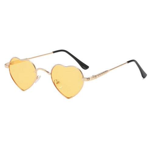 New Metal Fashion Love Sunglasses