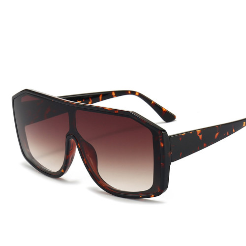 New Large Frame One-Piece Fashionable Sunglasses