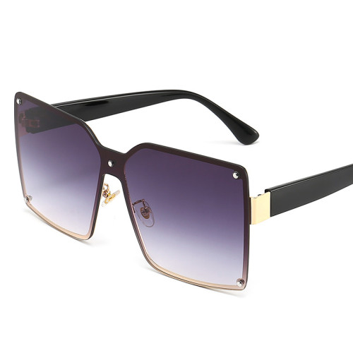 New One-Piece Large Square Sunglasses